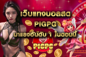 เว็บแทงบอลสด pigpg มาแรงอันดับ 1 ในตอนนี้